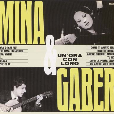 Album cover art for "Brava" by Mina