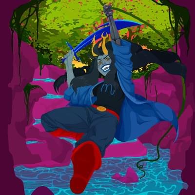 Album cover art for "Killed by BR8K Spider!!!!!!!!" by Toby Fox