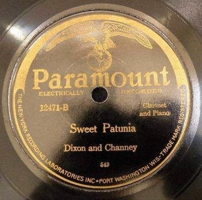 Album cover art for "Sweet Patunia" by Dixon and Channey