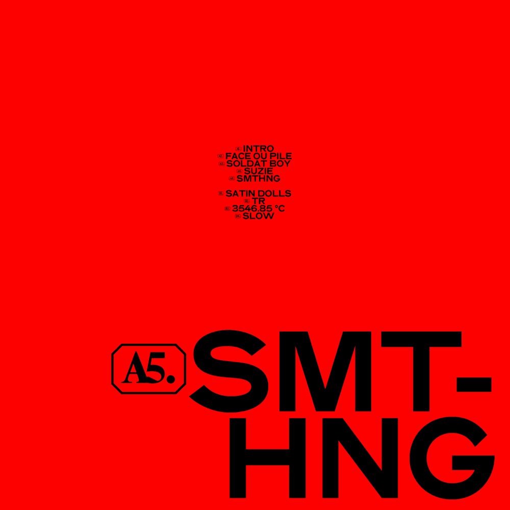 Album cover art for "SMTHNG" by EA Sports