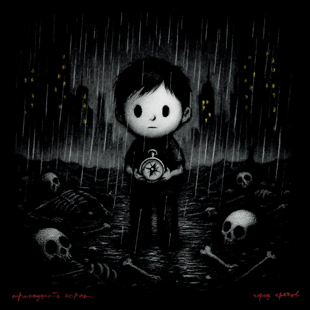 Album cover art for "город грехов (sin city)" by тринадцать карат (trinadtsat karat)