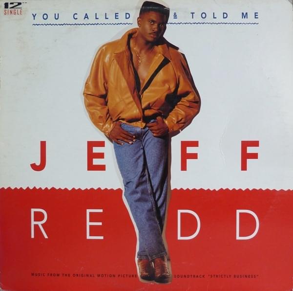 Album cover art for "You Called and Told Me" by Jeff Redd (R&B)