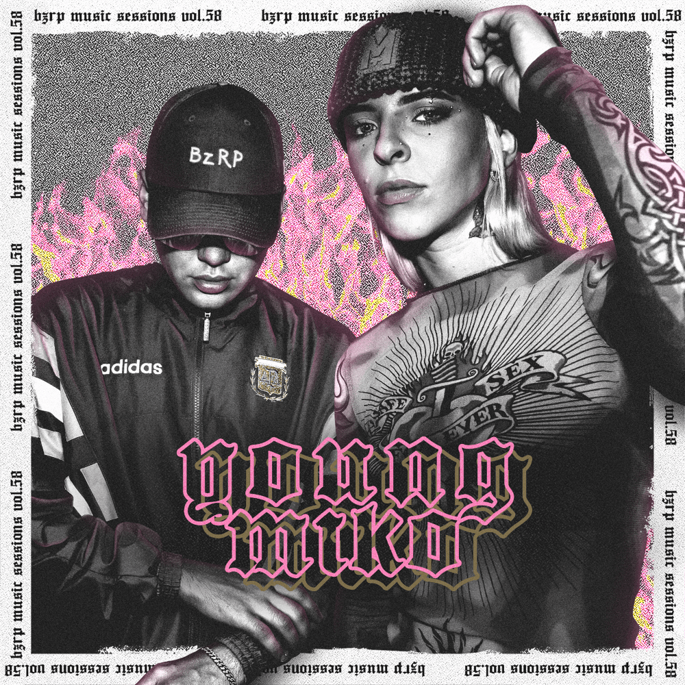 Album cover art for "Young Miko: Bzrp Music Sessions, Vol. 58" by Bizarrap