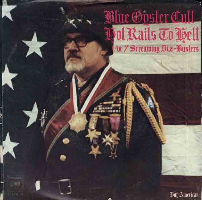 Album cover art for "Hot Rails to Hell" by Blue Öyster Cult