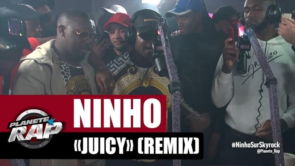 Album cover art for "Juicy (Remix)" by Ninho