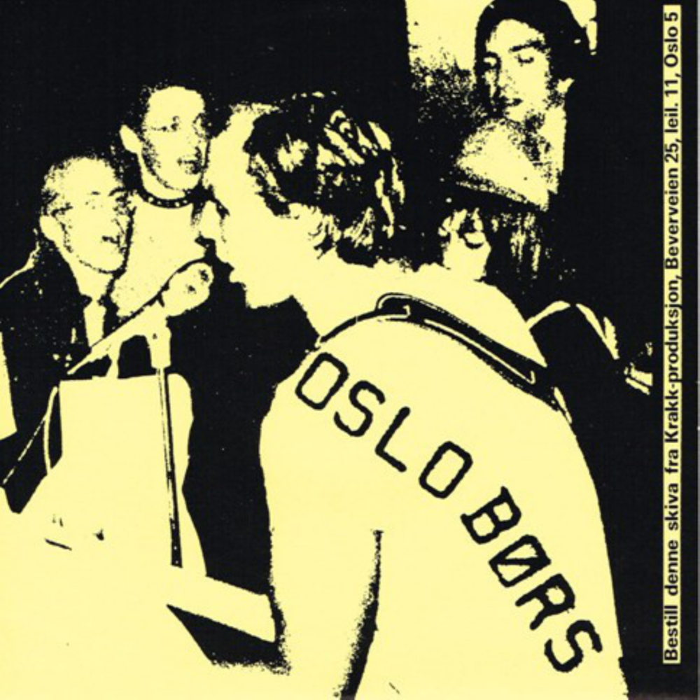 Album cover art for "Råtne guder" by Oslo Børs