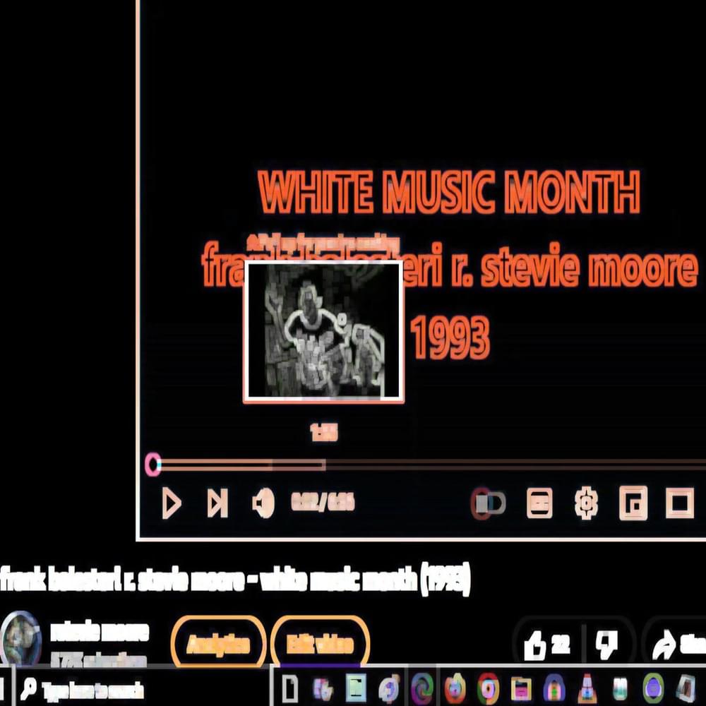 Album cover art for "White Music Month" by R. Stevie Moore