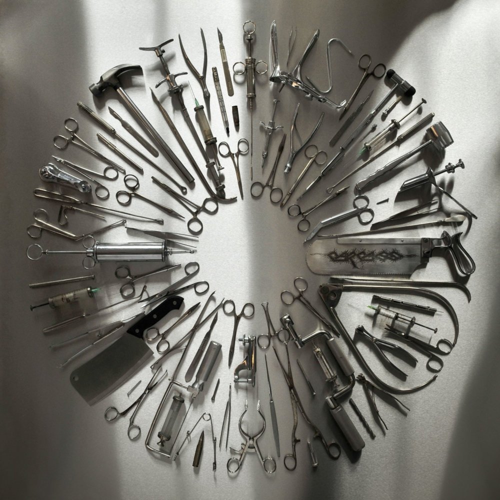 Album cover art for "Unfit for Human Consumption" by Carcass