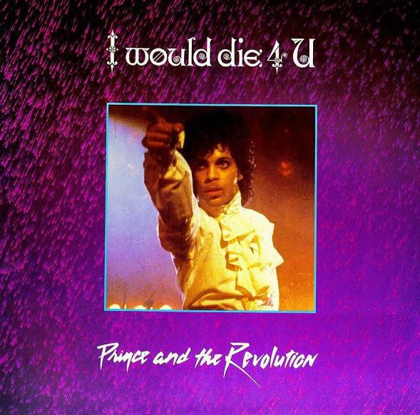 Album cover art for "I Would Die 4 U (Extended Version)" by Prince and the Revolution