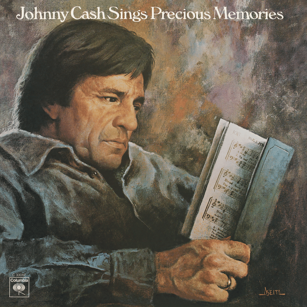 Album cover art for "When the Roll Is Called up Yonder" by Johnny Cash