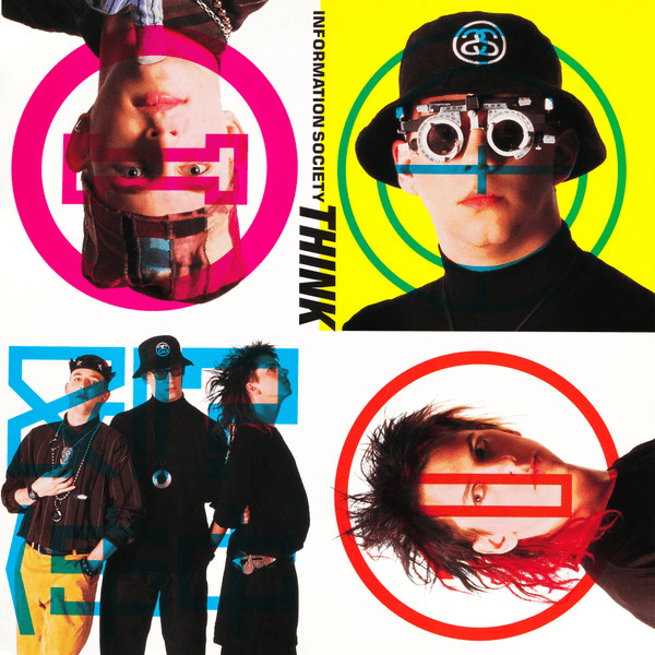Album cover art for "Think" by Information Society