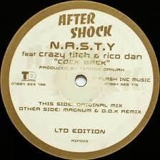 Album cover art for "Cock Back" by N.A.S.T.Y. Crew & Crazy Titch & Riko Dan