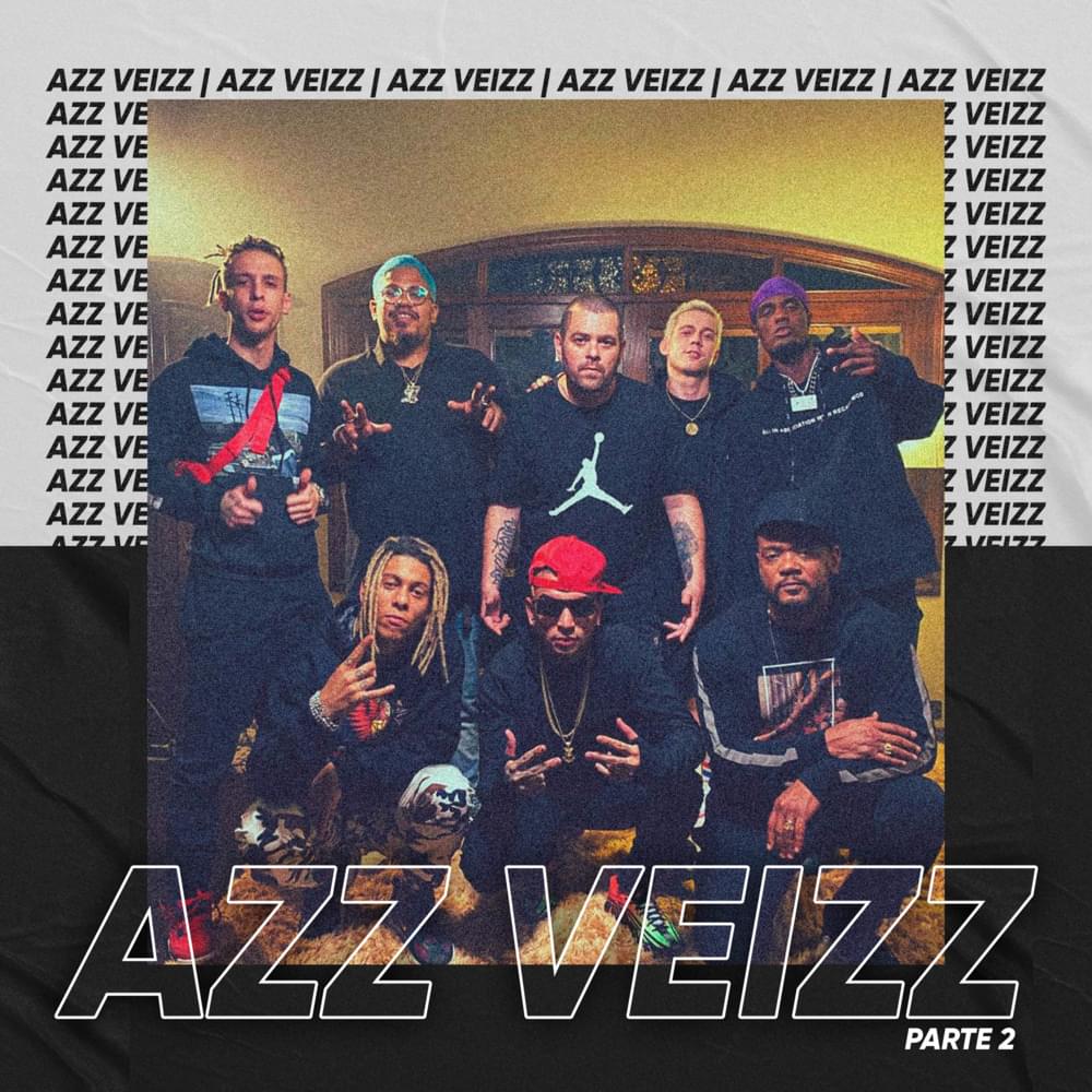 Album cover art for "Azz Veizz 2" by DJ Caique & Edi Rock & MC Guimê & Leal & Derek & PK & Luccas Carlos & Pedro Qualy