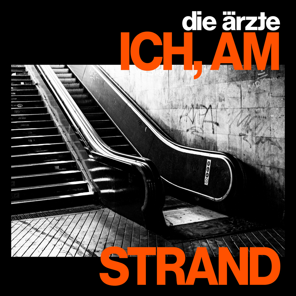 Album cover art for "ICH, AM STRAND" by Die Ärzte