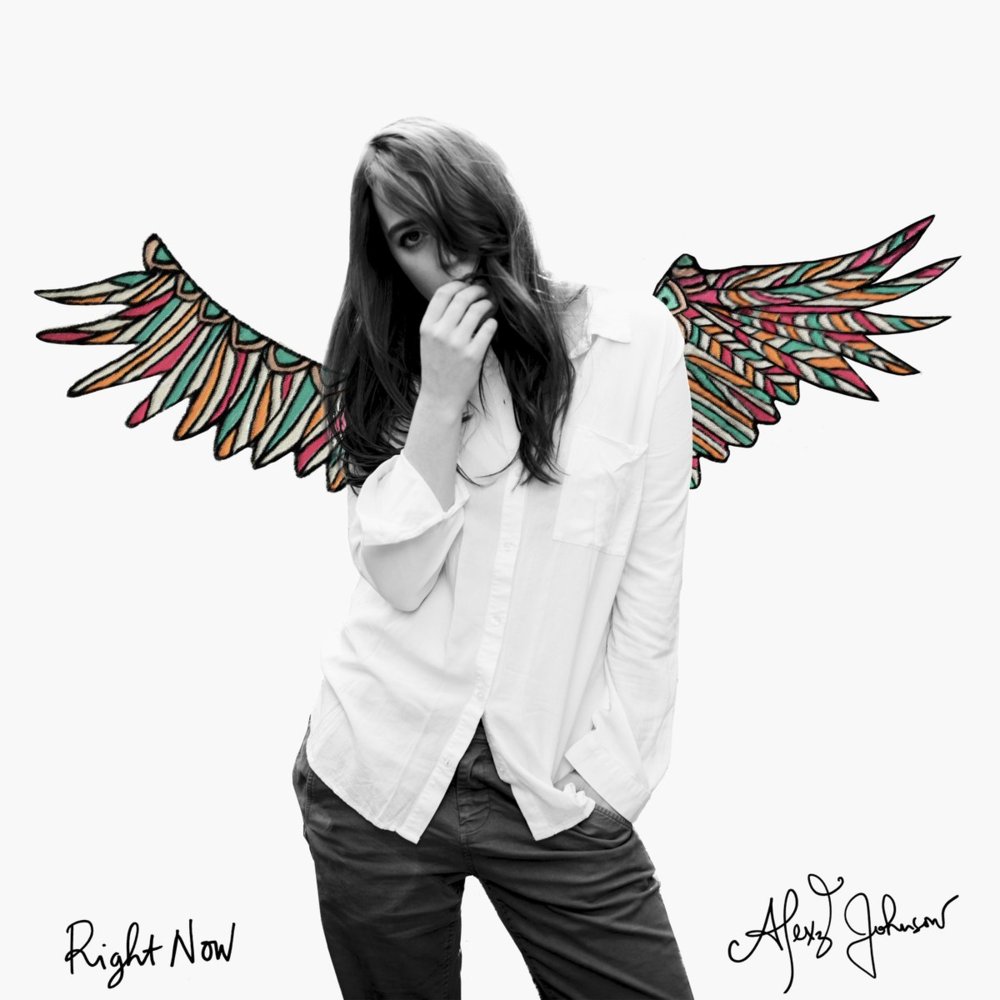 Album cover art for "Right Now" by Alexz Johnson