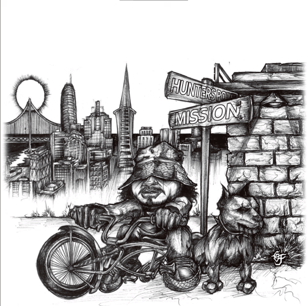 Album cover art for "STICK UP" by Ramirez