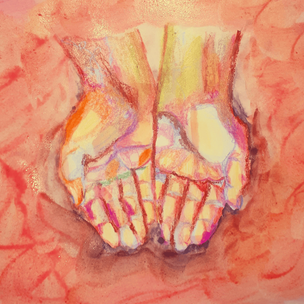 Album cover art for "give loop" by blackwinterwells & 8485