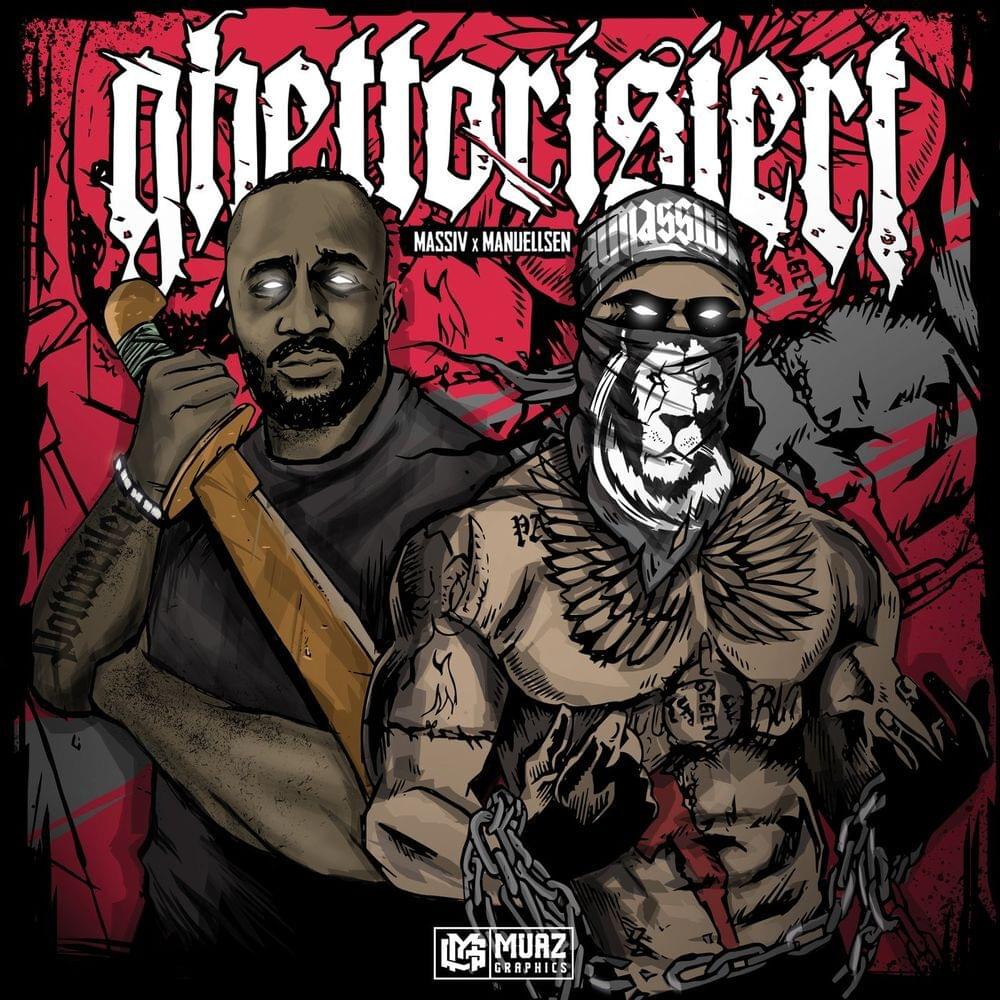 Album cover art for "GHETTORISIERT" by Massiv