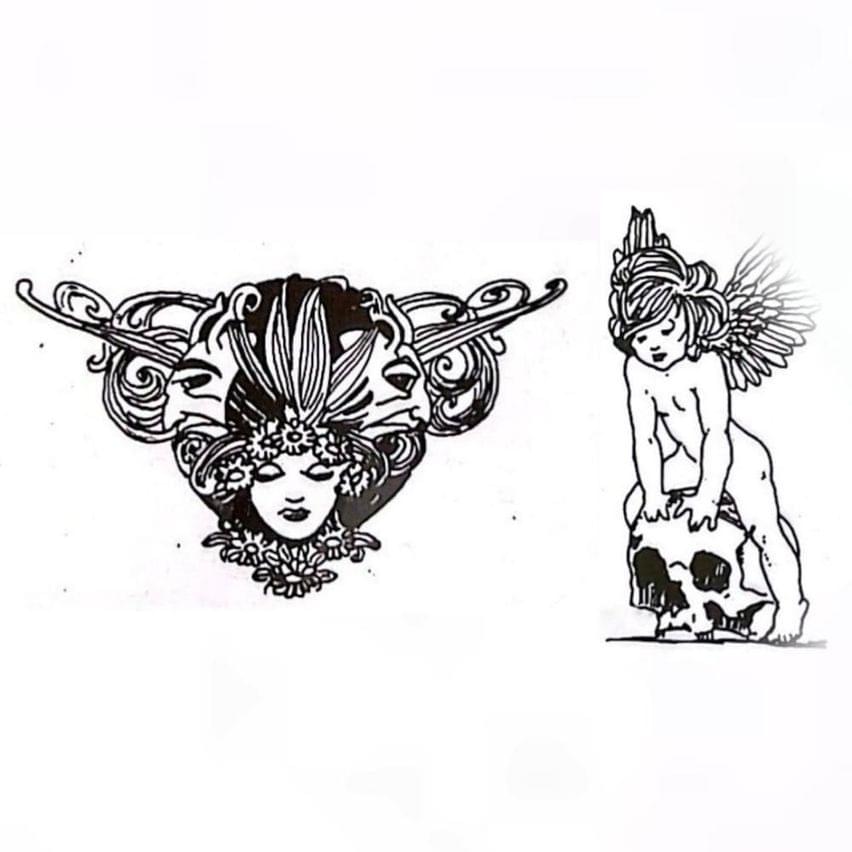 Album cover art for "The Fountain of Salmacis" by Genesis