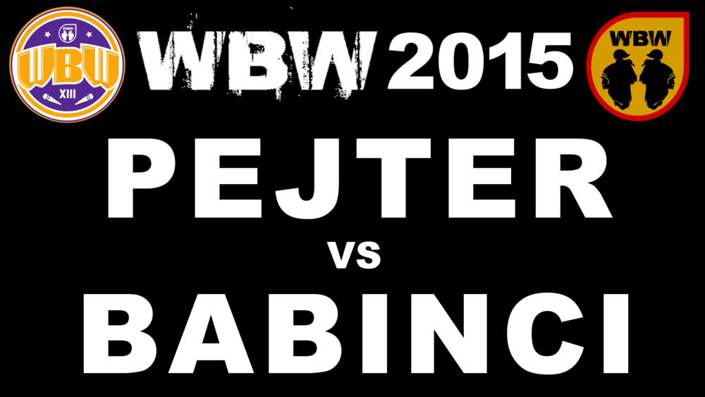 Album cover art for "Finał 2015, półfinał: Babinci vs. Pejter" by WBW & Babinci & Pejter