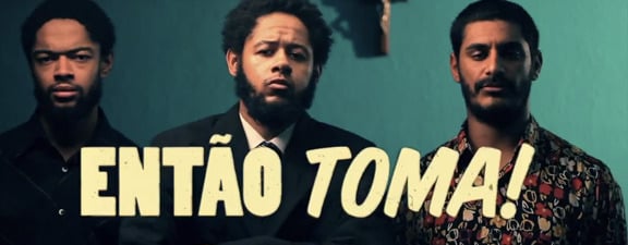 Album cover art for "Então Toma!" by Emicida