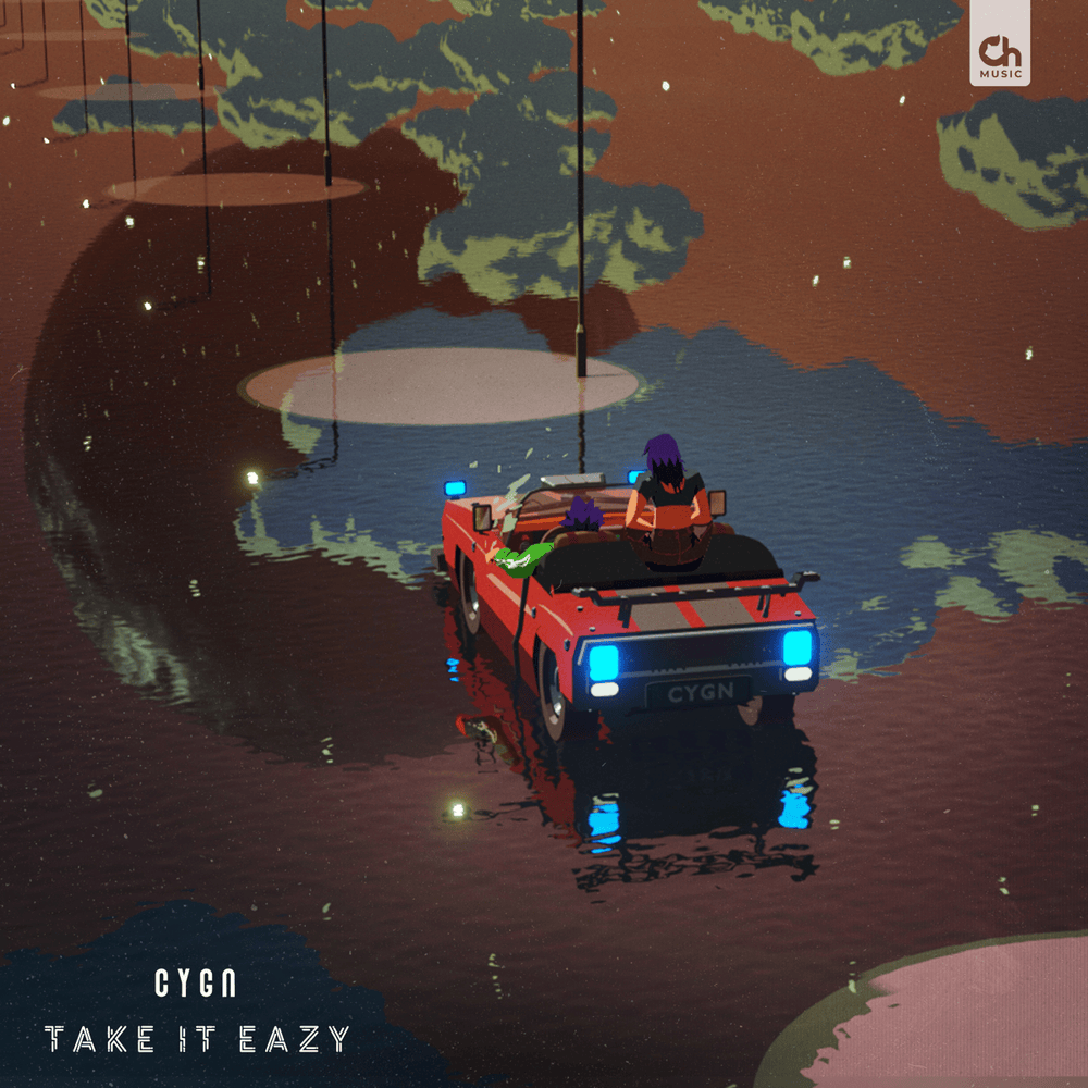 Album cover art for "Take It Eazy" by C Y G N