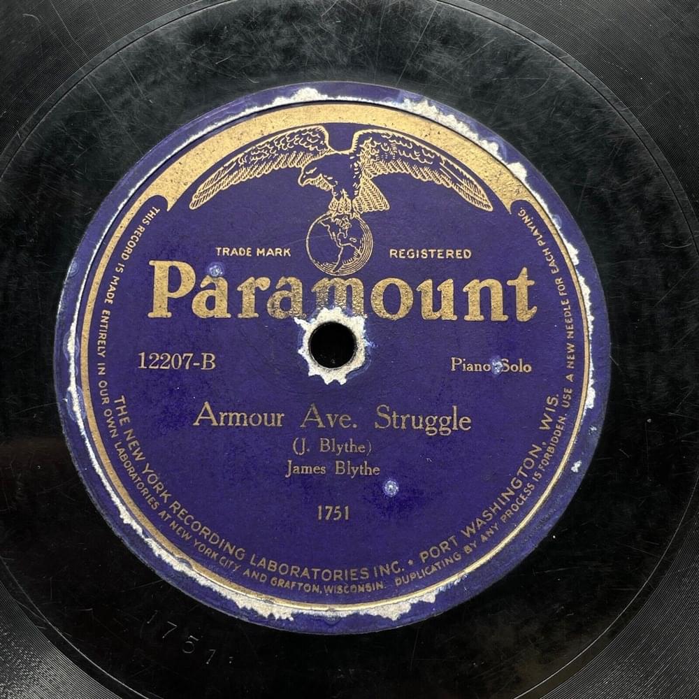 Album cover art for "Armour Ave. Struggle" by James Blythe