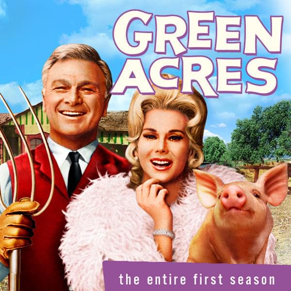 Album cover art for "Green Acres Theme" by Vic Mizzy & Eddie Albert & Eva Gabor