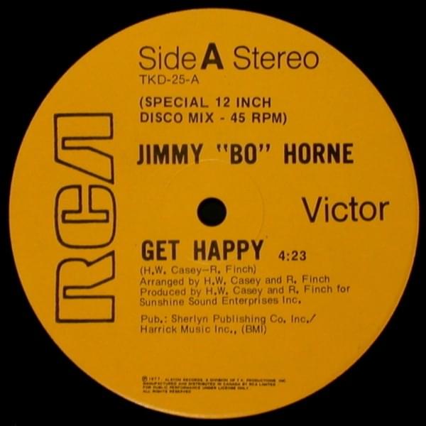Album cover art for "Get Happy" by Jimmy “Bo” Horne