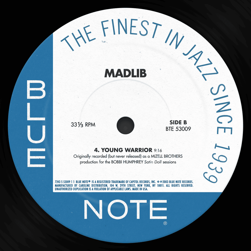 Album cover art for "Young Warrior (Madlib Remix)" by Bobbi Humphrey