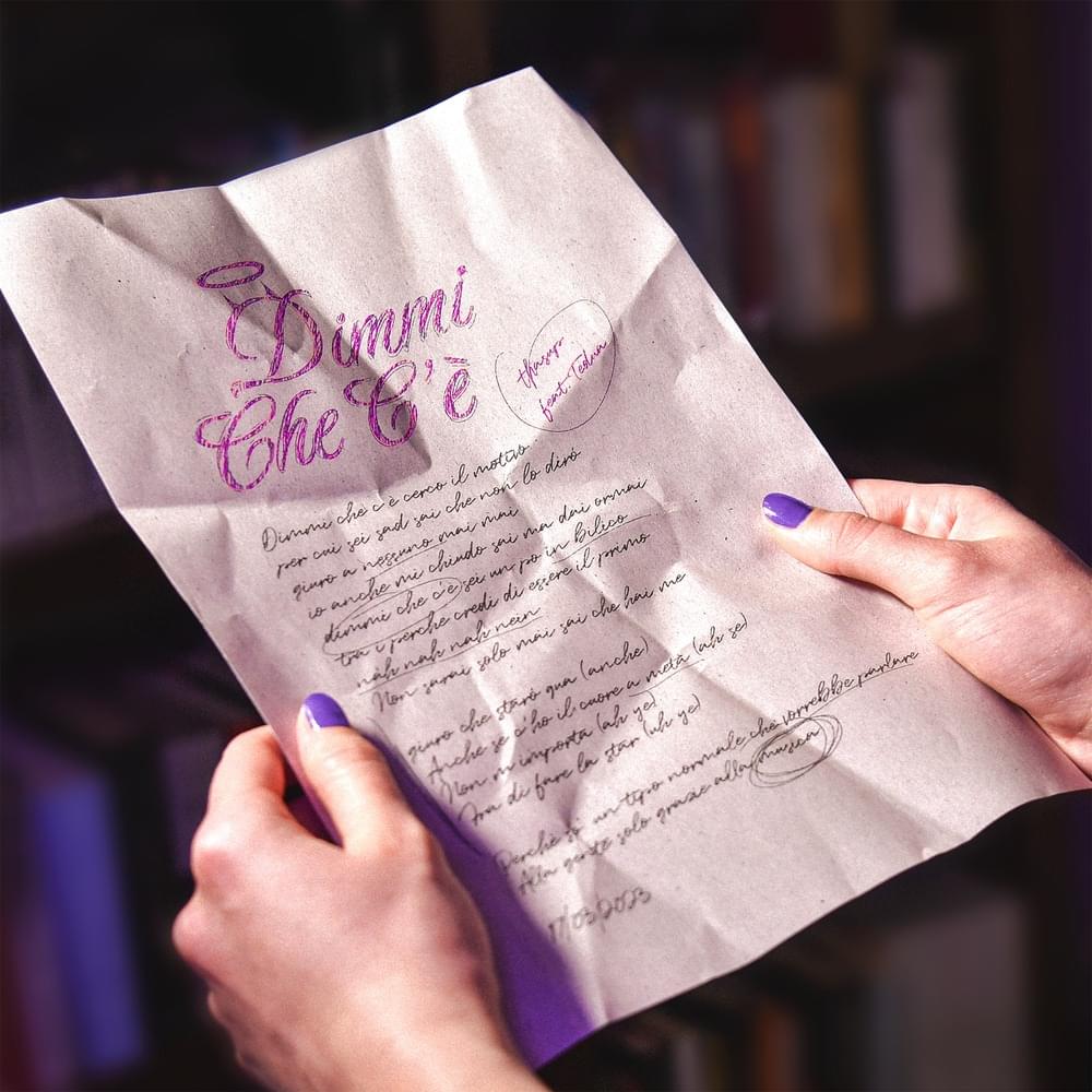 Album cover art for "Dimmi Che C’è" by thasup & Tedua
