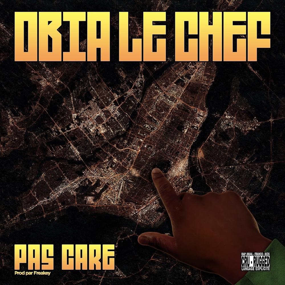 Album cover art for "Pas Care" by Obia le Chef