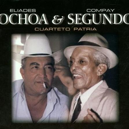 Album cover art for "Ahora me da pena" by Compay Segundo