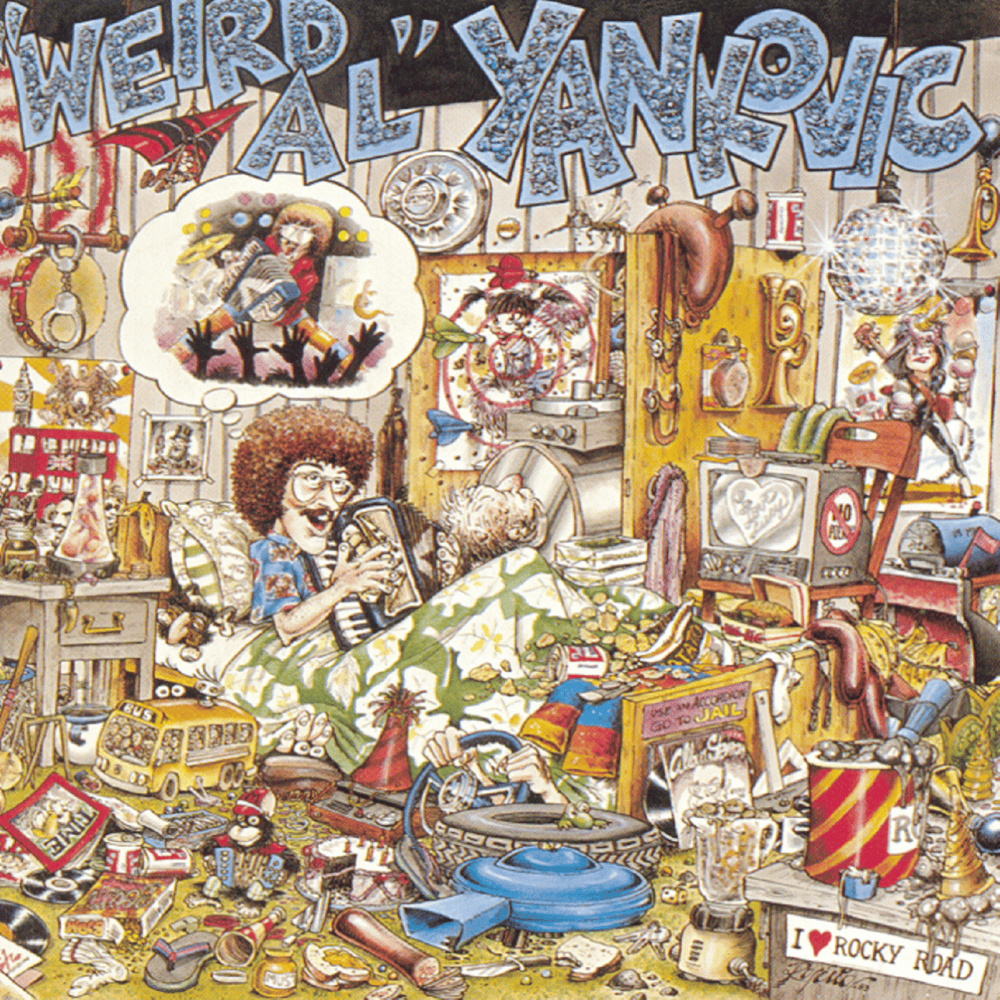 Album cover art for "Buckingham Blues" by “Weird Al” Yankovic