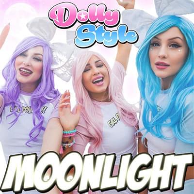 Album cover art for "Moonlight" by Dolly Style
