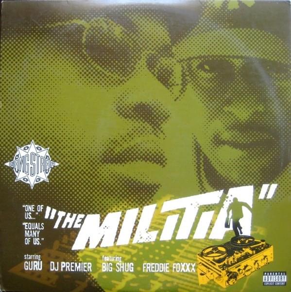 Album cover art for "The Militia" by Gang Starr & Freddie Foxxx & Big Shug