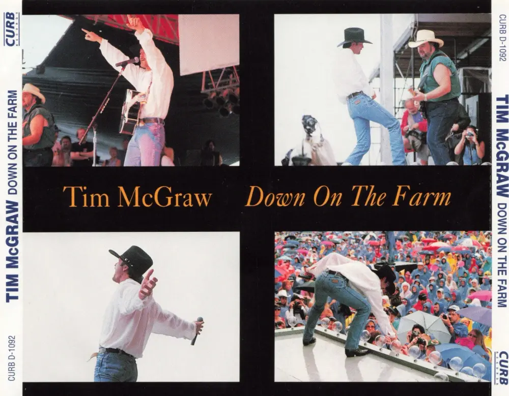 Album cover art for "Down On the Farm" by Tim McGraw