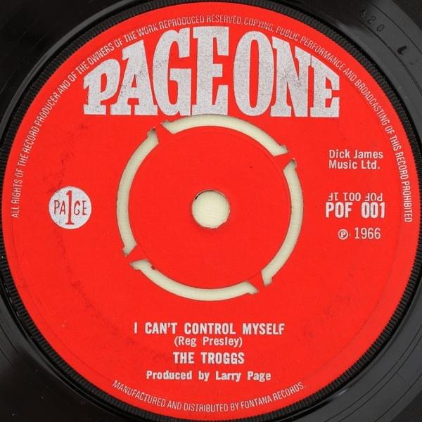 Cover image for I Can’t Control Myself