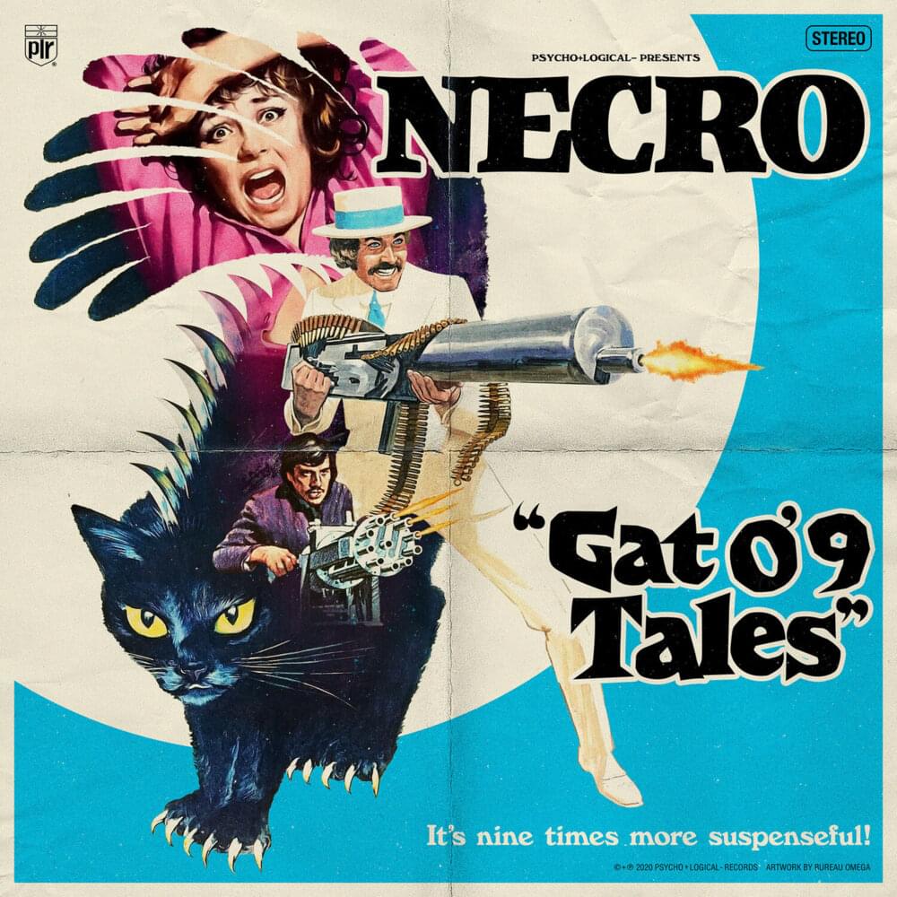 Album cover art for "Gat o’ 9 Tales" by Necro