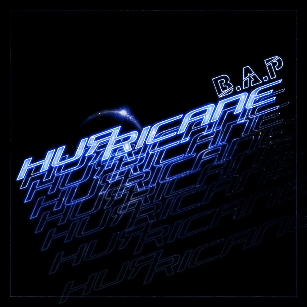 Album cover art for "Hurricane" by B.A.P (Best Absolute Perfect)