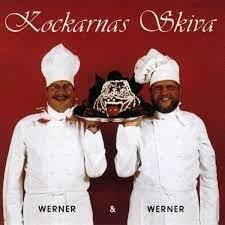 Album cover art for "Vår julskinka har rymt" by Werner & werner