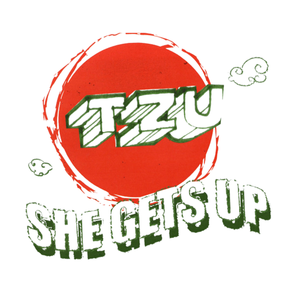 Album cover art for "She Gets Up" by TZU