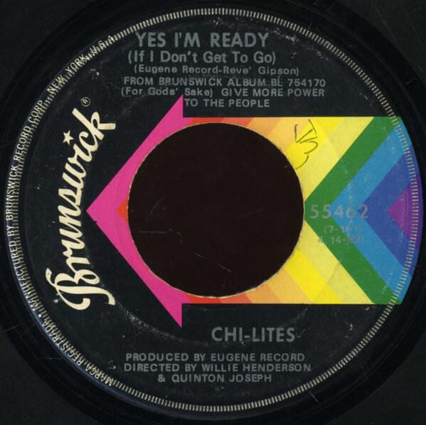 Album cover art for "Yes I’m Ready (If I Don’t Get to Go)" by The Chi-Lites