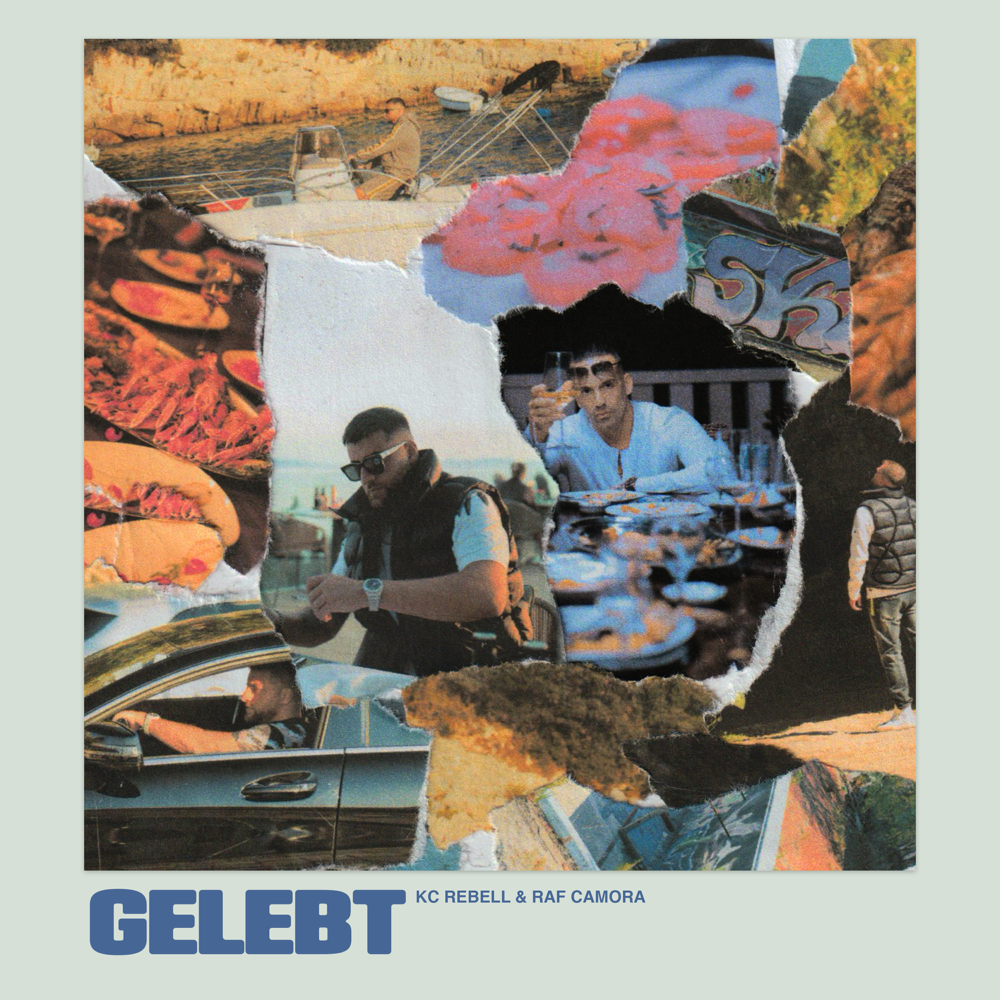 Album cover art for "Gelebt" by KC Rebell