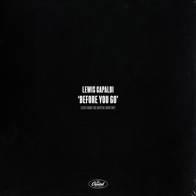 Album cover art for "Before You Go (Live From The Capitol Rooftop)" by Lewis Capaldi
