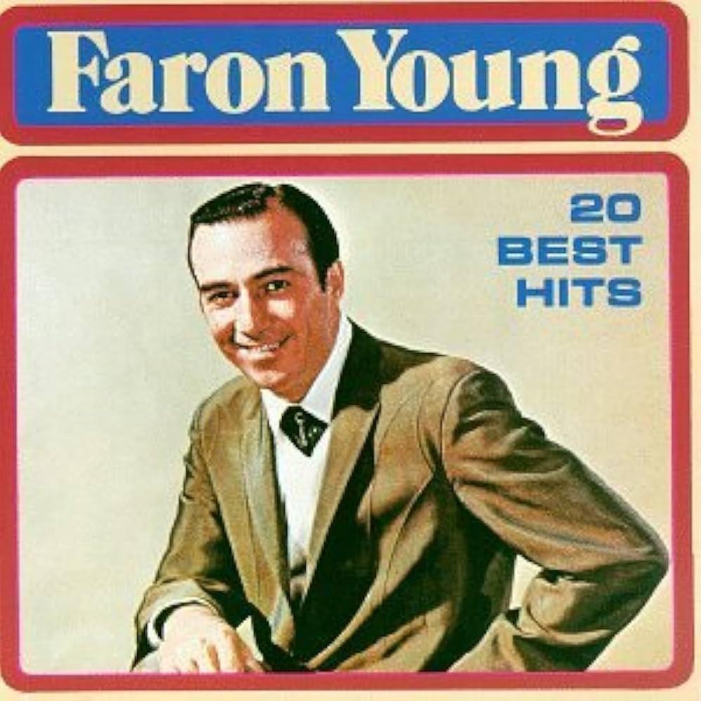 Album cover art for "A Satisfied Mind" by Faron Young
