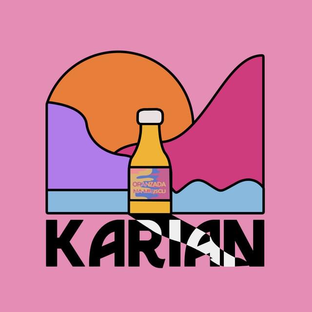 Album cover art for "Oranżada na miejscu" by Karian
