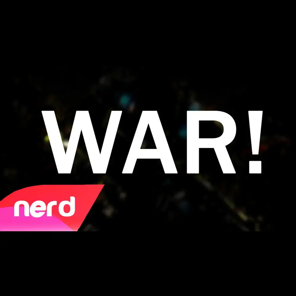 Album cover art for "War!" by NerdOut