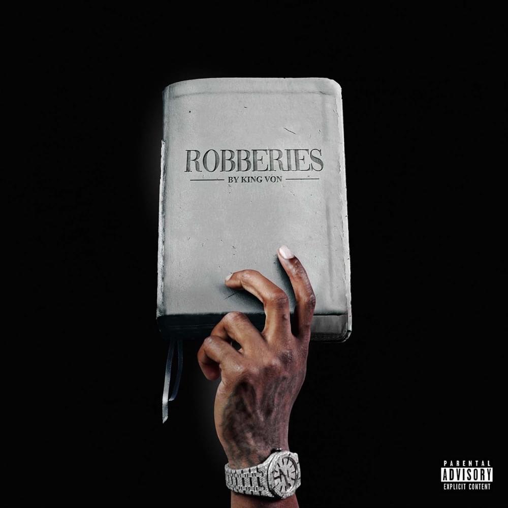 Album cover art for "Robberies" by King Von