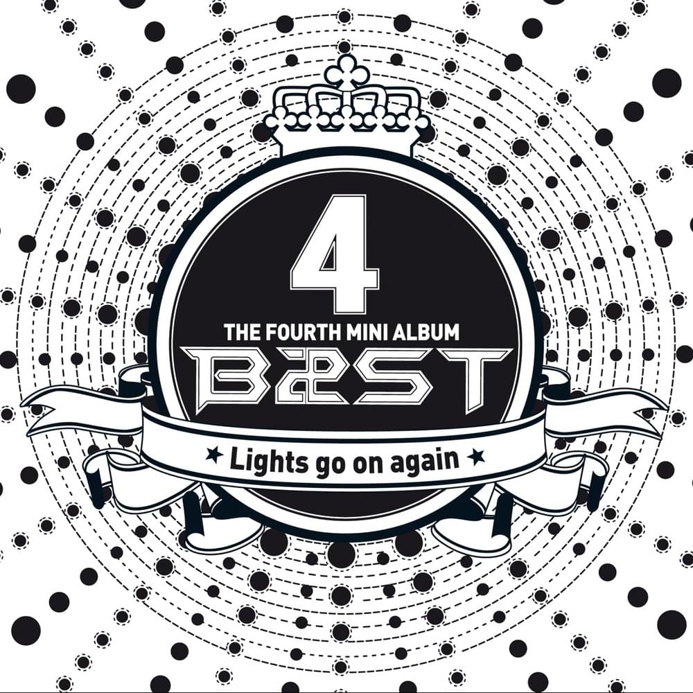 Album cover art for "Lights Go On Again" by BEAST (비스트)